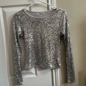 Abercrombie Sequin Top